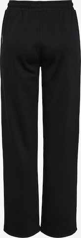 PIECES Loose fit Trousers 'JYLLO' in Black