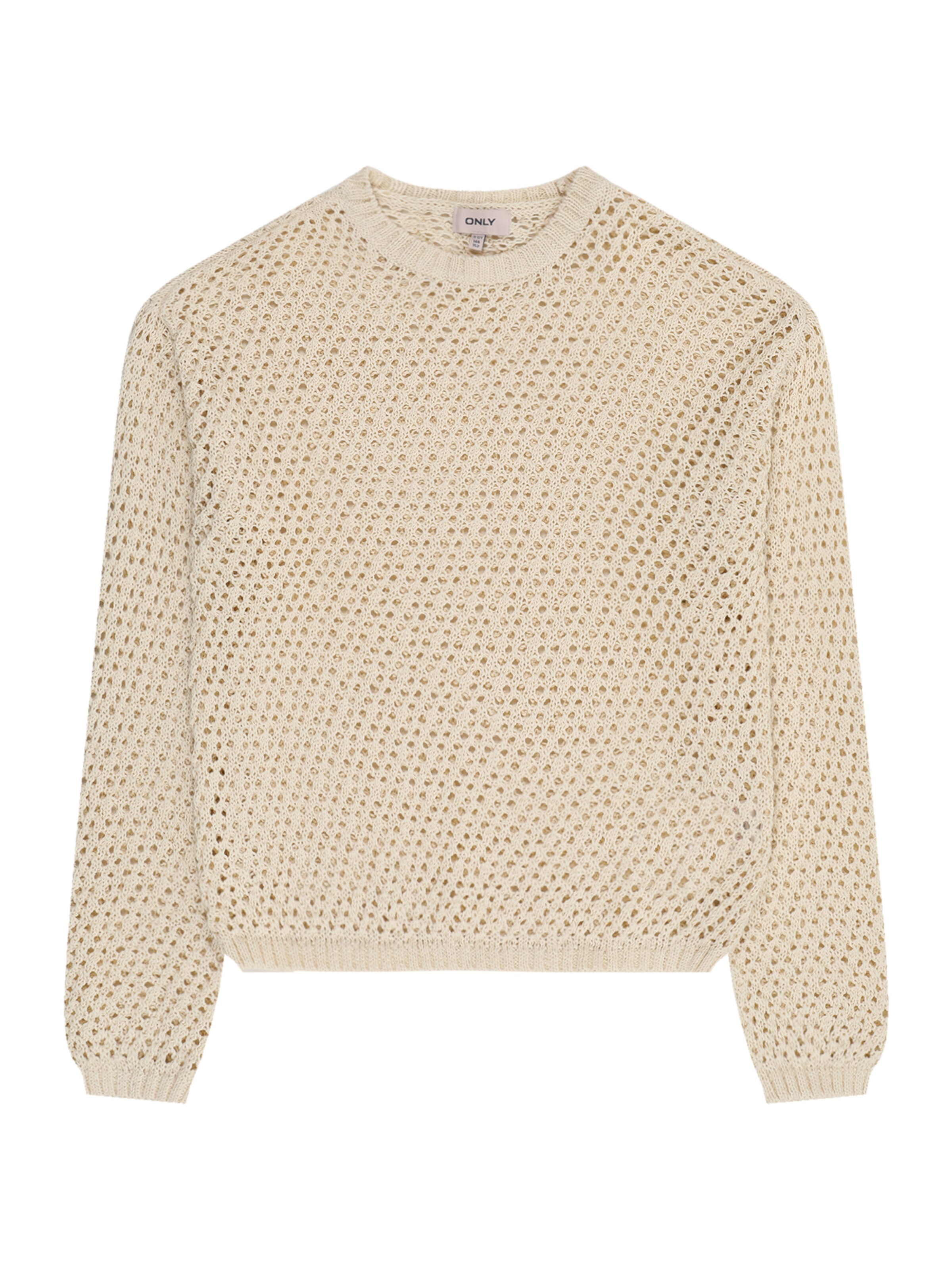ONLY GIRLS Trui 'KOGDonna' in Beige: voorkant
