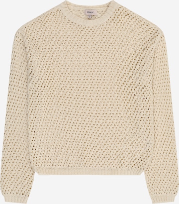 ONLY GIRLS Tröja 'KOGDONNA' i beige: framsida