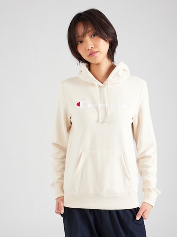 Champion Authentic Athletic Apparel Sports sweatshirt in Beige: front