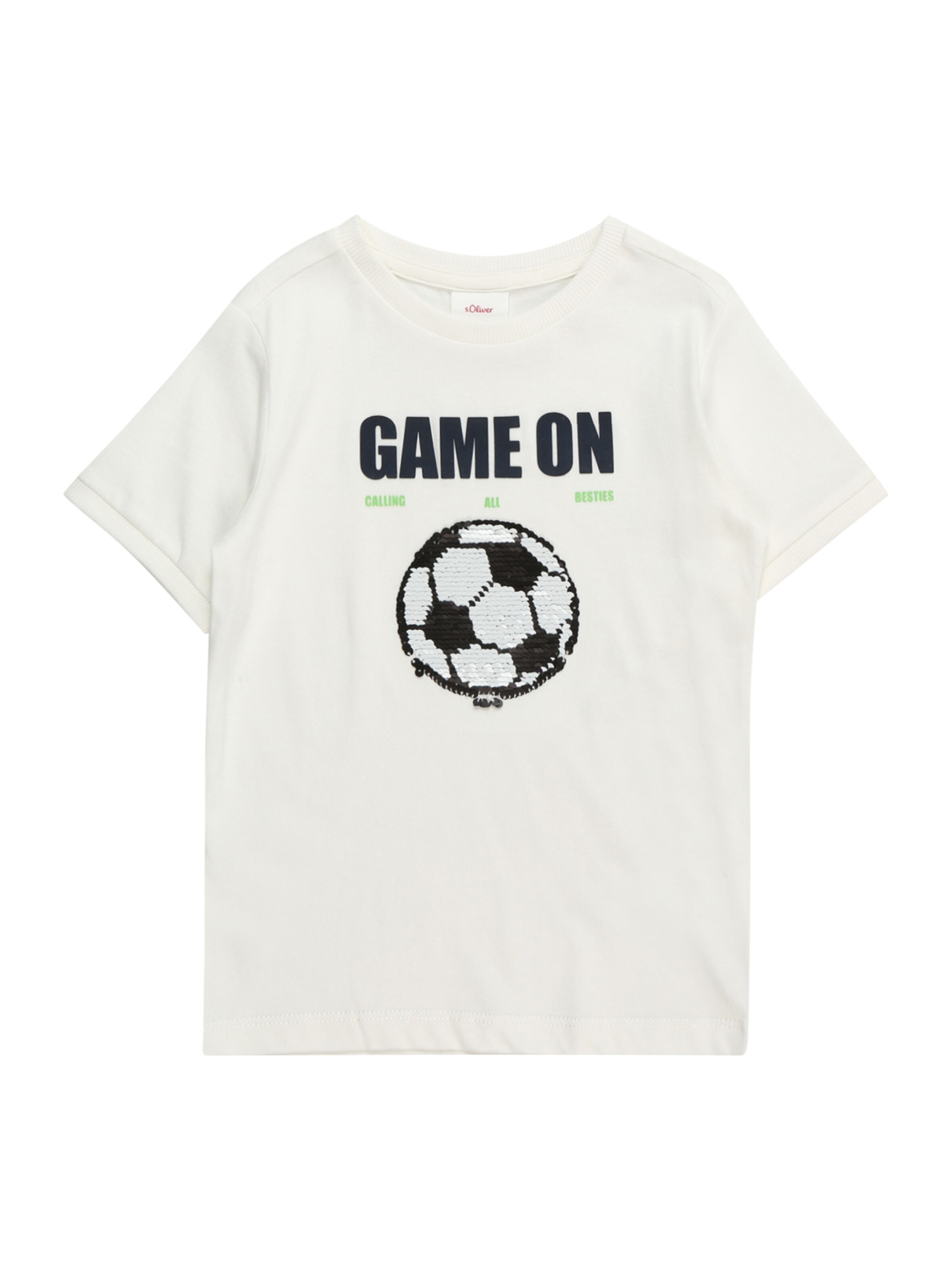 s.Oliver Koszulka w kolorze beżowy: przód