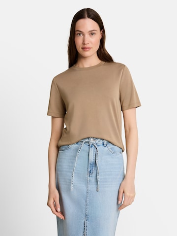 TOM TAILOR DENIM Shirt in Bruin: voorkant