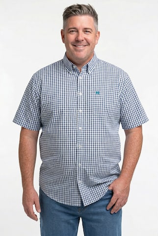 Men Plus Regular fit Overhemd in Groen