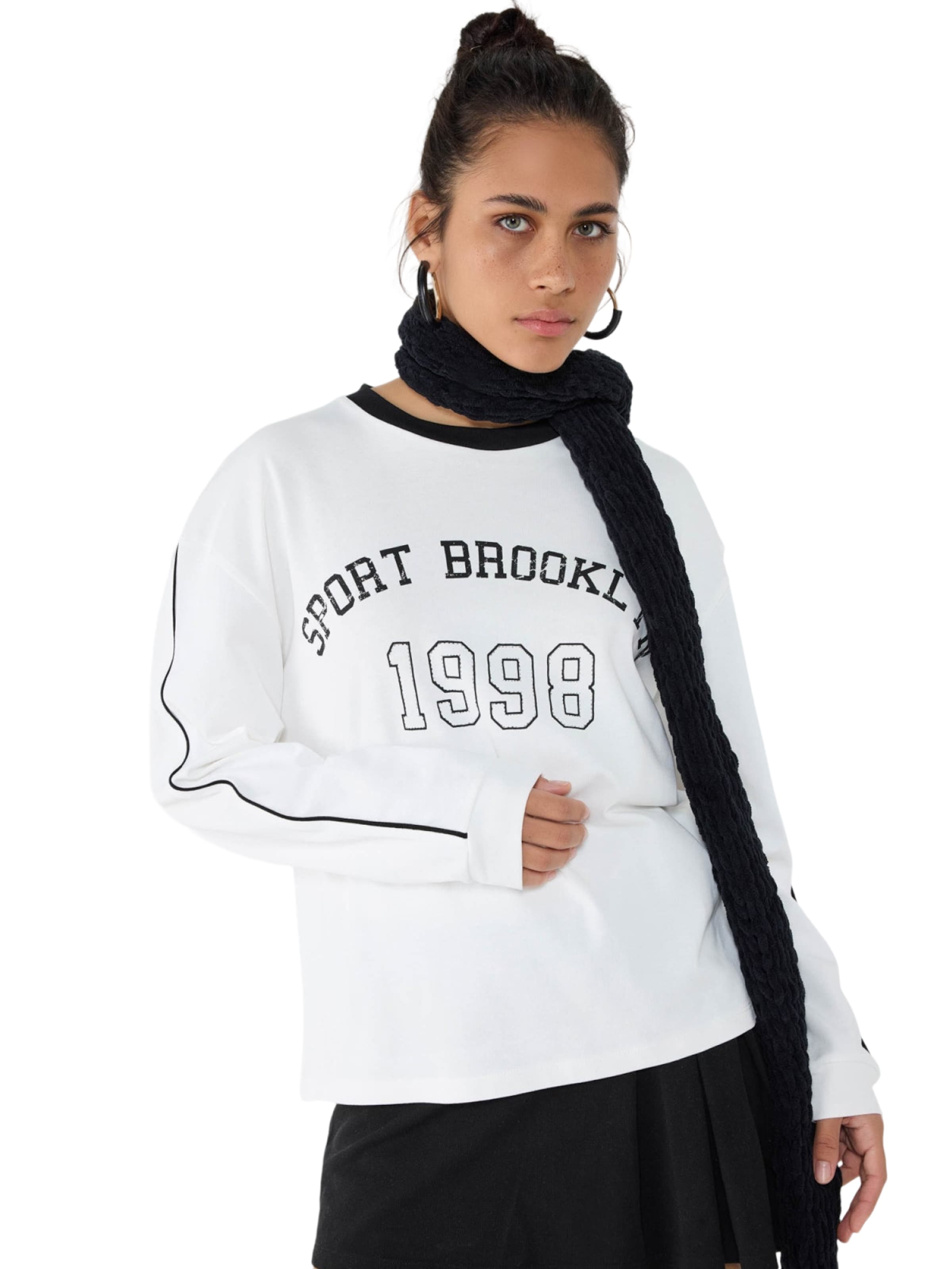 No Matter What Shirt in White: front