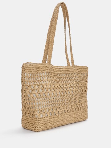 Pull&Bear Torba shopper w kolorze beżowy