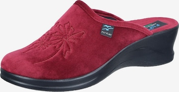 FLY FLOT Hausschuh in Rot: Vorderseite