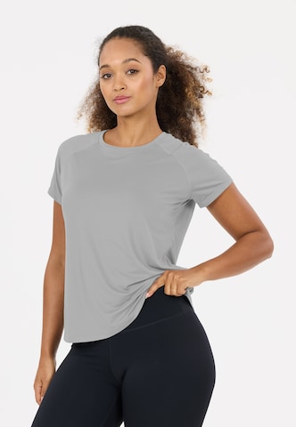 Athlecia Performance shirt 'Gaina V3' in Grey: front