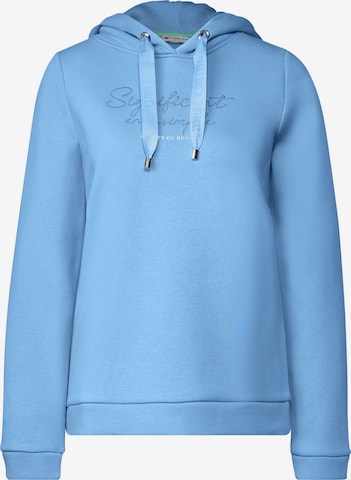 STREET ONE Sweatshirt in Blue: front