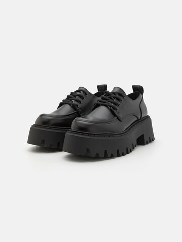 BUFFALO - Sapato com atacadores 'ASPEN' em preto