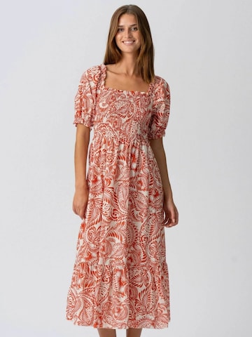 TEESHOPPEN Dress ' Lia ' in Rot: Vorderseite