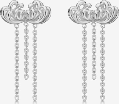 Polar Jewelry Oorbellen 'Chrysanthemum Earrings' in de kleur Zilver, Productweergave