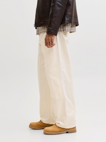 JACK & JONES - Loosefit Calças 'JPSTALEX' em branco