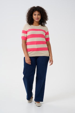 Pull-over 'KCLizzy' KAFFE CURVE en beige