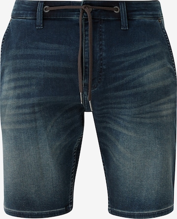 QS Regular Jeans in Blauw: voorkant