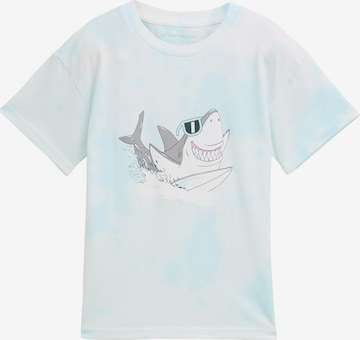 T-Shirt TOM TAILOR en bleu : devant