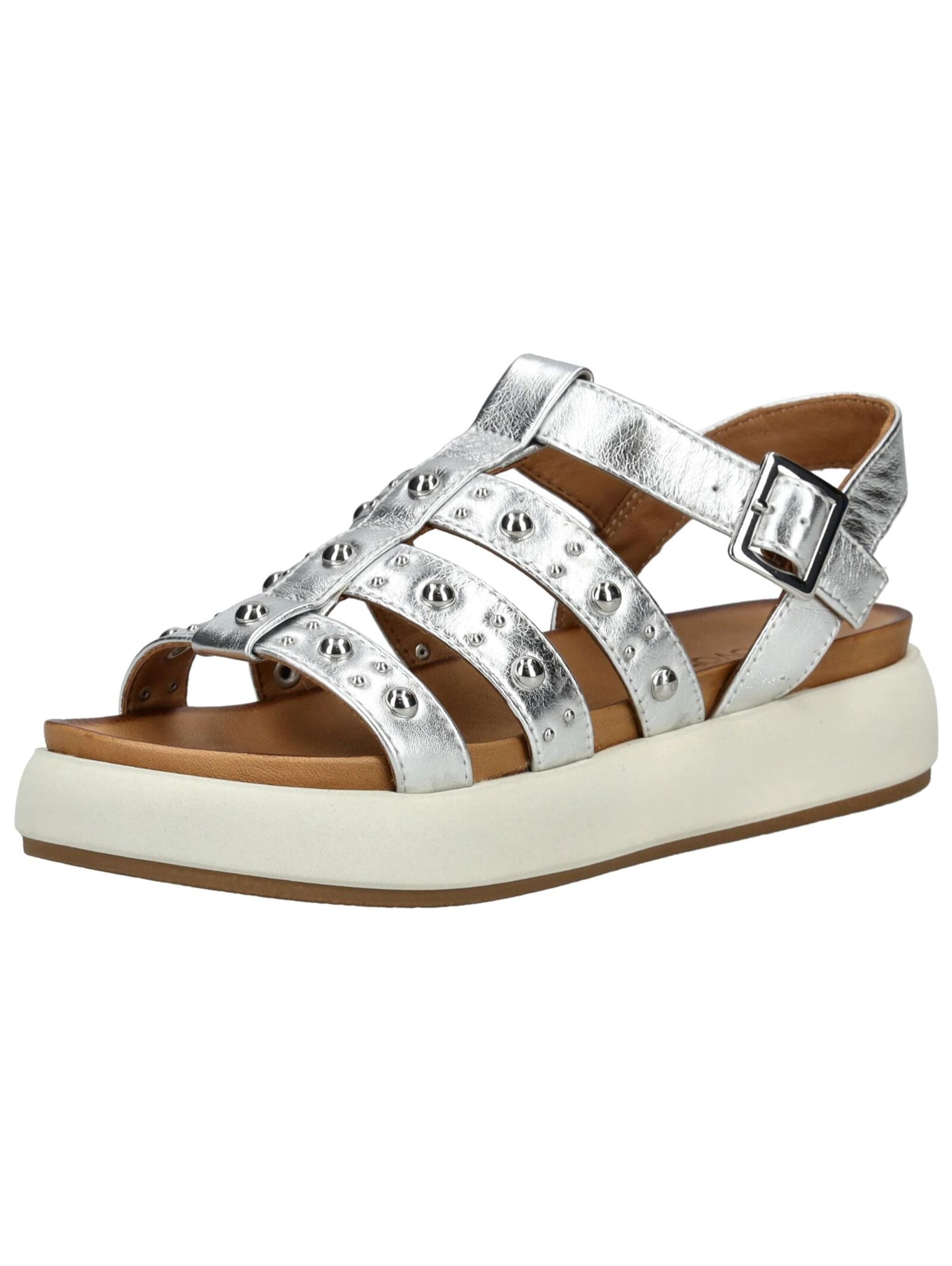 INUOVO Sandale in Silber: Vorderseite