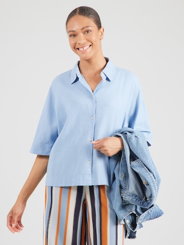 s.Oliver Blouse in Blauw: voorkant