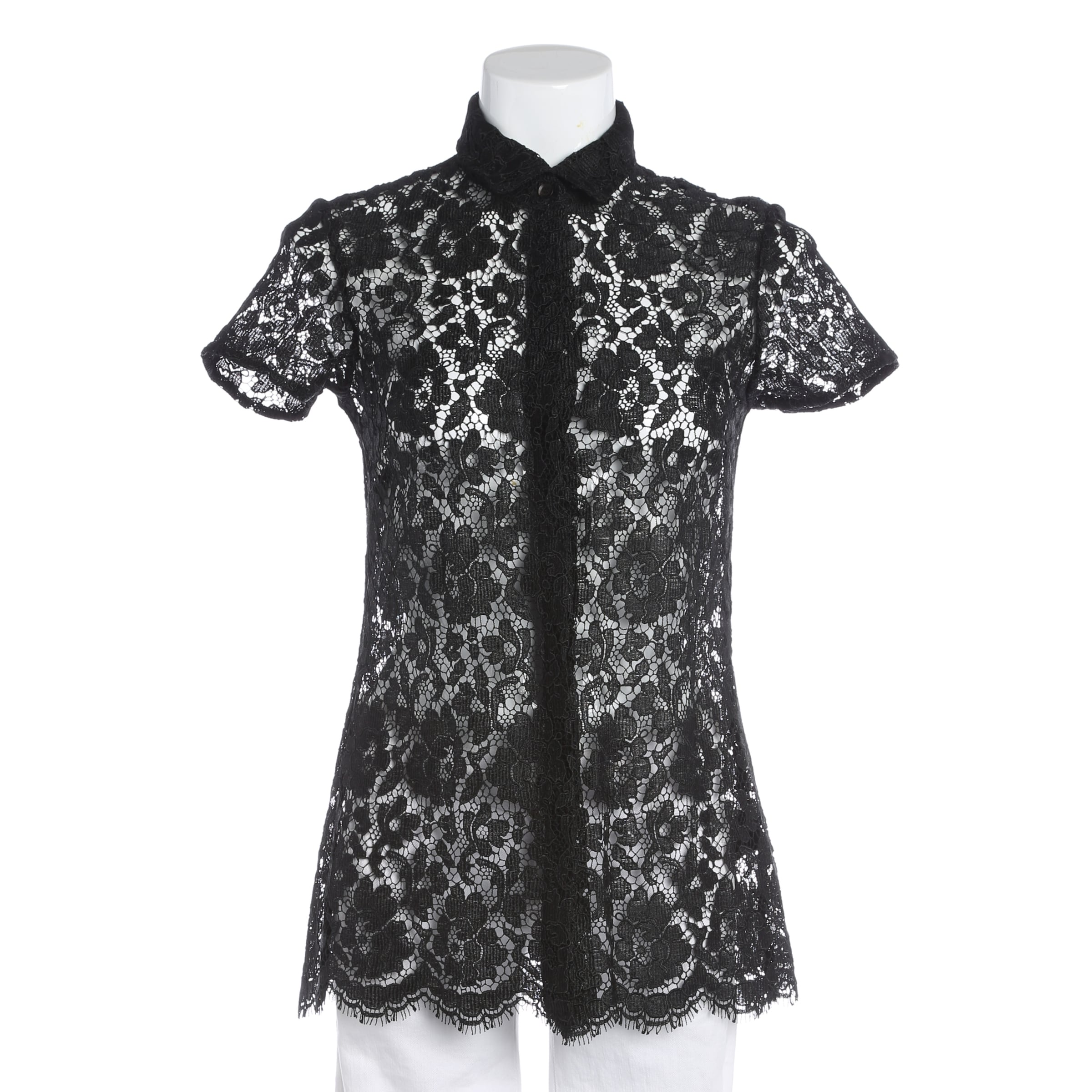 Burberry Prorsum Bluse / Tunika XS in Schwarz: Vorderseite