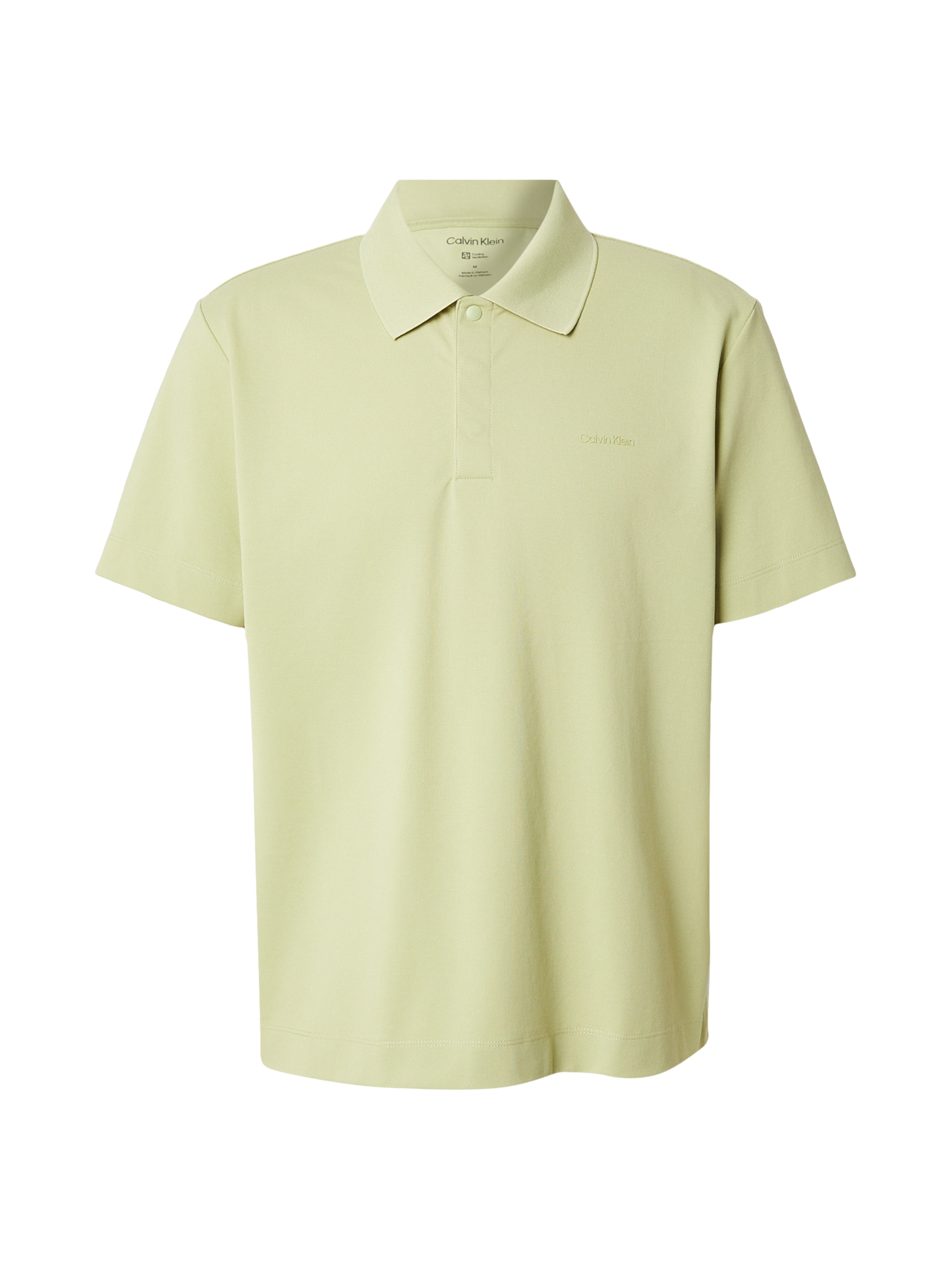 Calvin Klein Средняя посадка Рубашка в Желтый: спереди