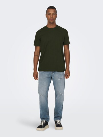 Only & Sons T-Shirt 'Max' in Grün