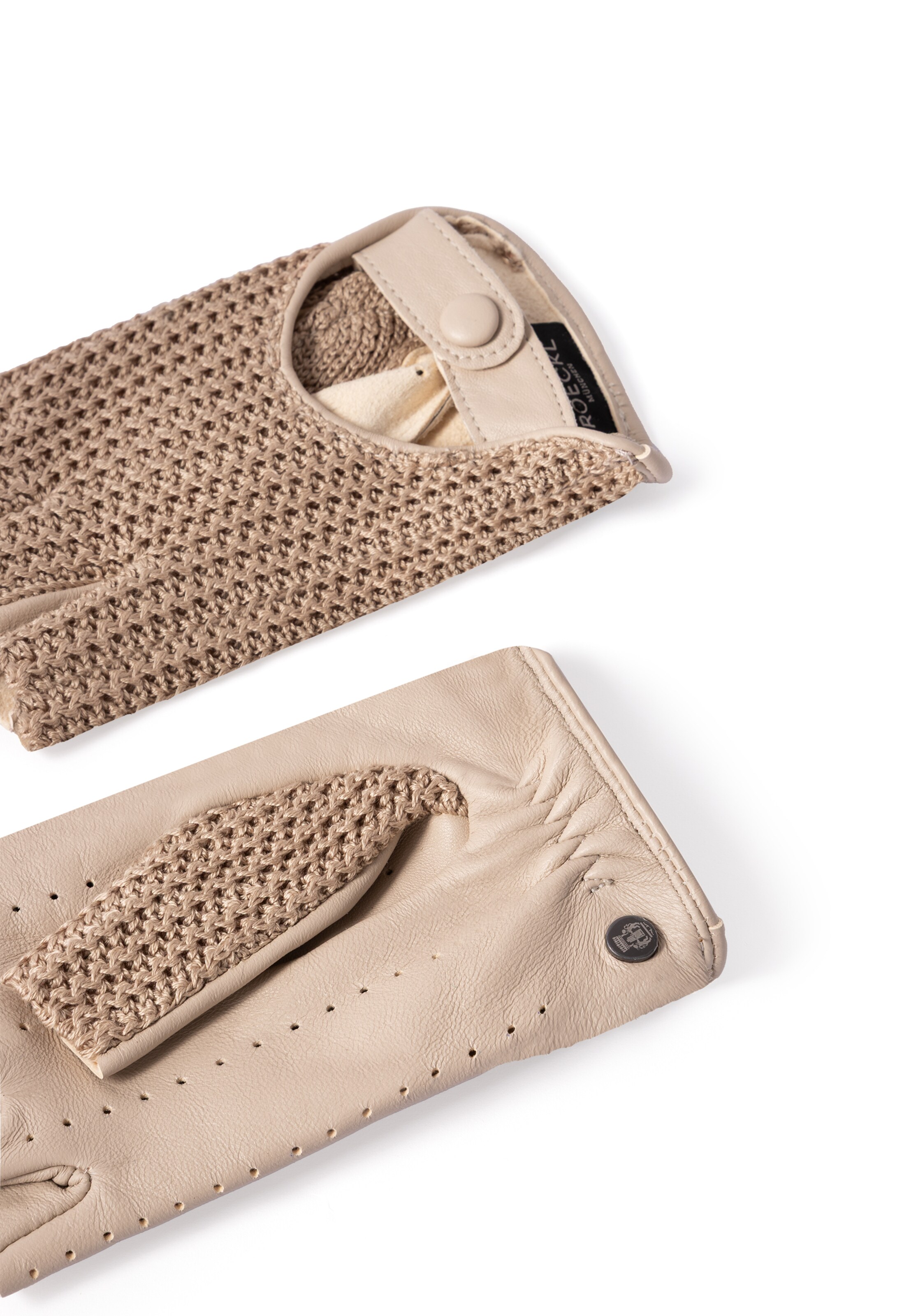 Roeckl Lederhandschuhe 'SORRENTO AUTOFAHRER' in Beige