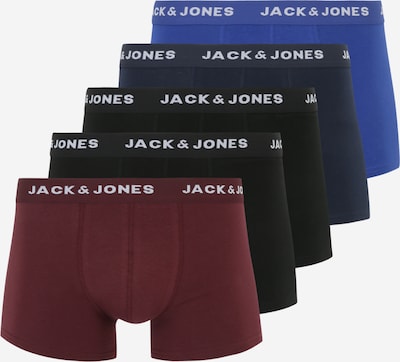 JACK & JONES Boxers 'BLACK FRIDAY' em azul / navy / borgonha / branco, Vista do produto