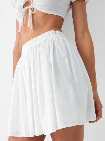 Jupe Bershka en blanc