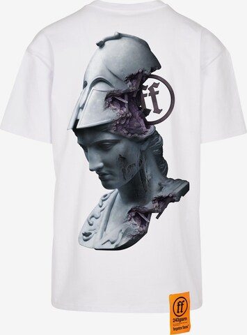T-Shirt 'Athena' Forgotten Faces en blanc