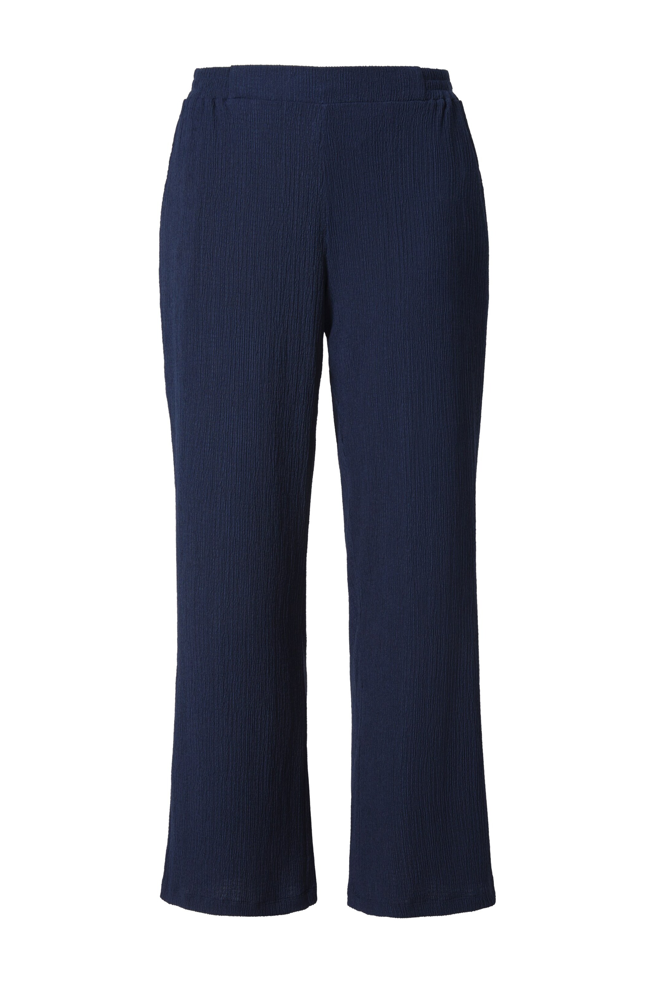 Ulla Popken Trousers in Blue: front