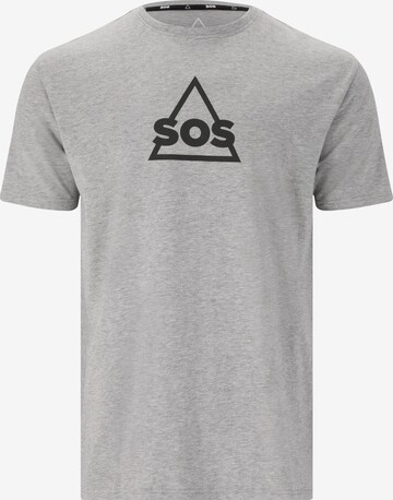 SOS Shirt in Grijs: voorkant