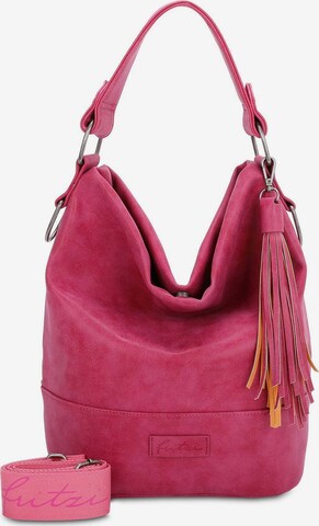 Borsa a spalla 'Fritzi' di Fritzi aus Preußen in rosa: frontale