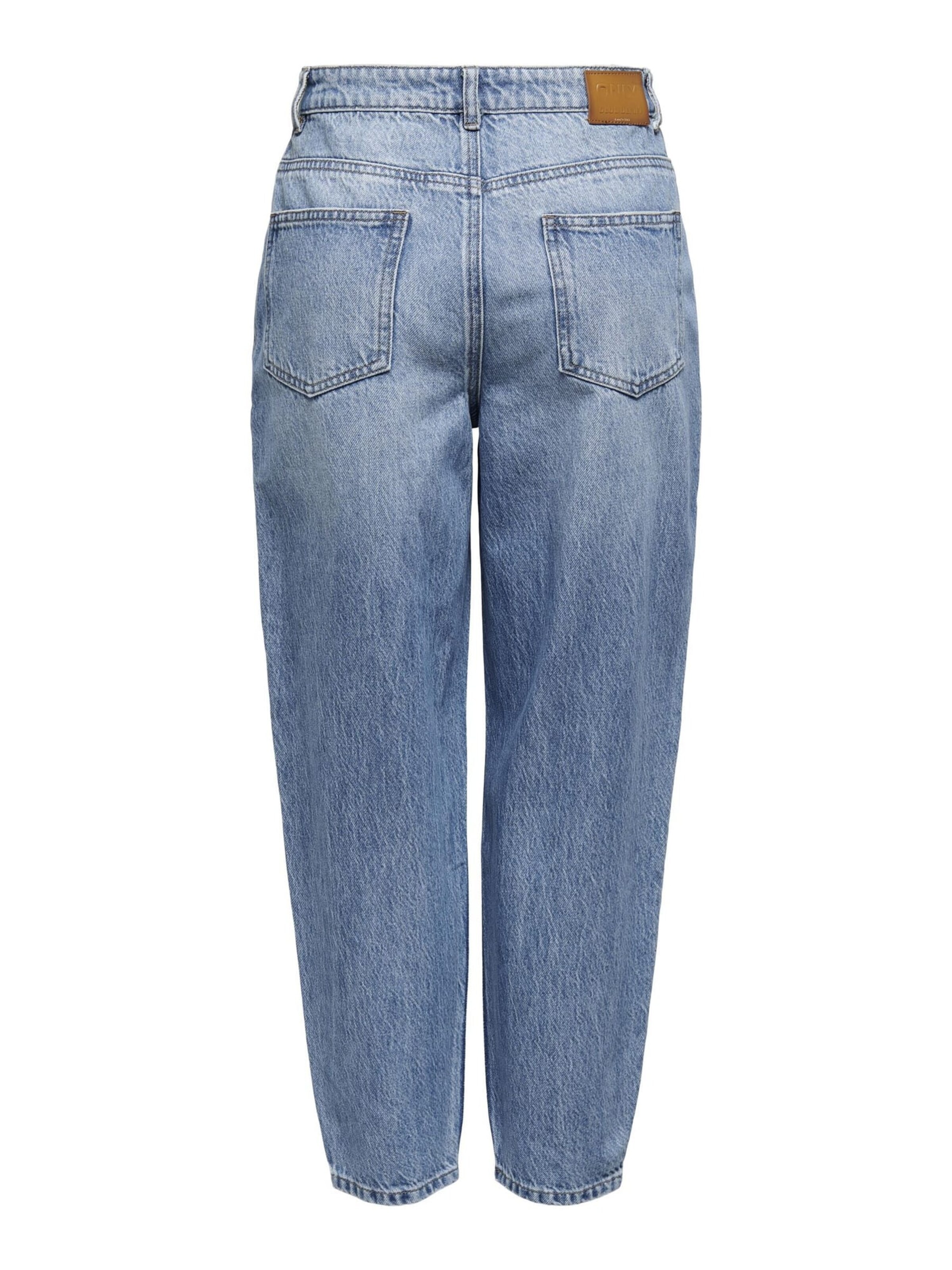 ONLY Baggy Broek in Blauw