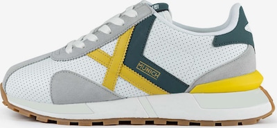 Sportbačiai be auliuko 'New Sapporo' iš MUNICH, spalva – geltonosios citrinos spalva / mėtų spalva / tamsiai žalia, Prekių apžvalga