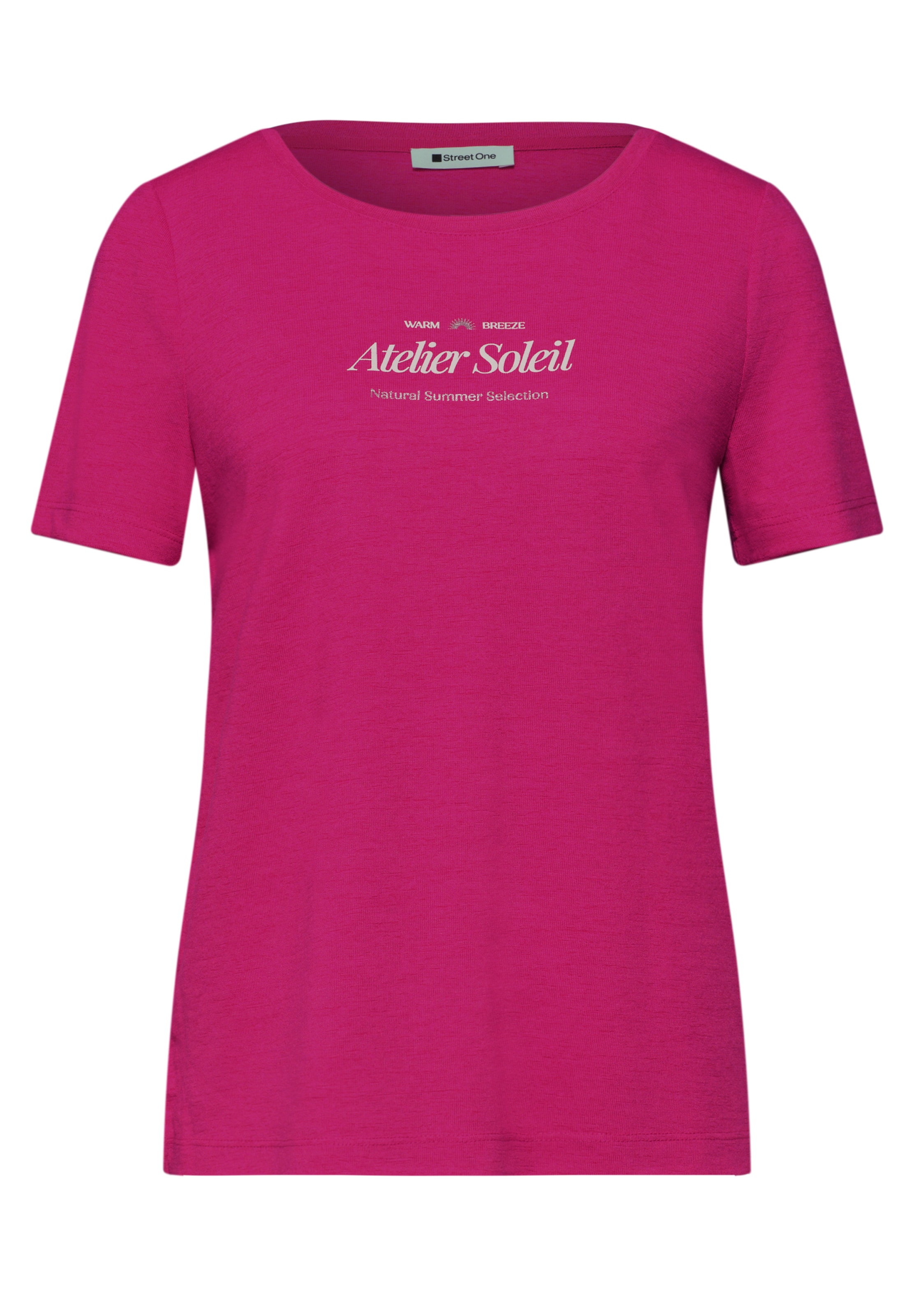 STREET ONE Shirt in Pink: front