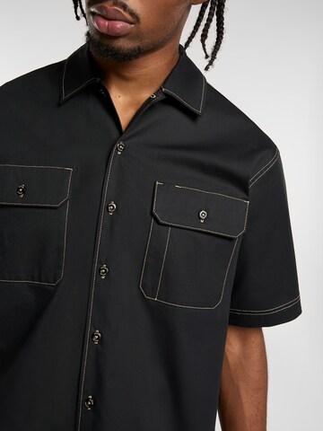 DICKIES Comfort fit Koszula 'RIVERBEND' w kolorze czarny