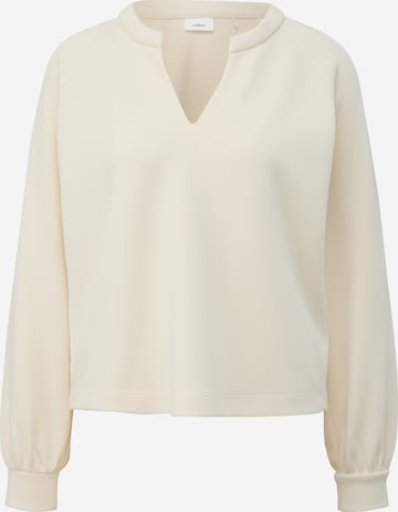 s.Oliver BLACK LABEL Bluse in Beige: predná strana