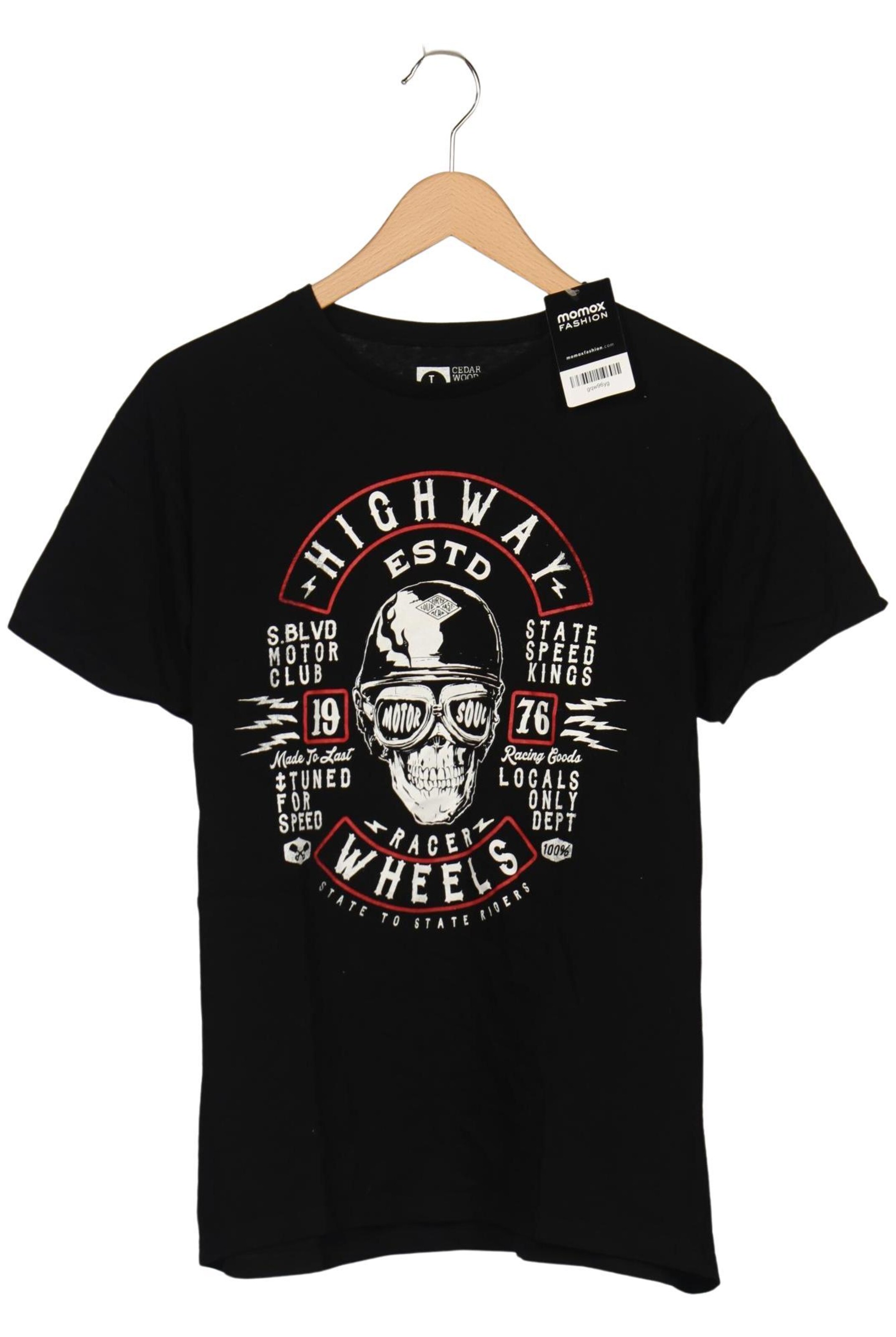 Cedar Wood State Shirt in L in Black: front