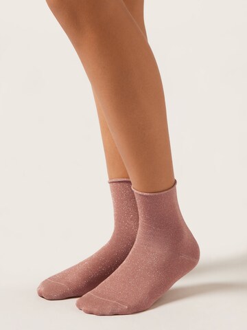 CALZEDONIA Socks in Pink: front