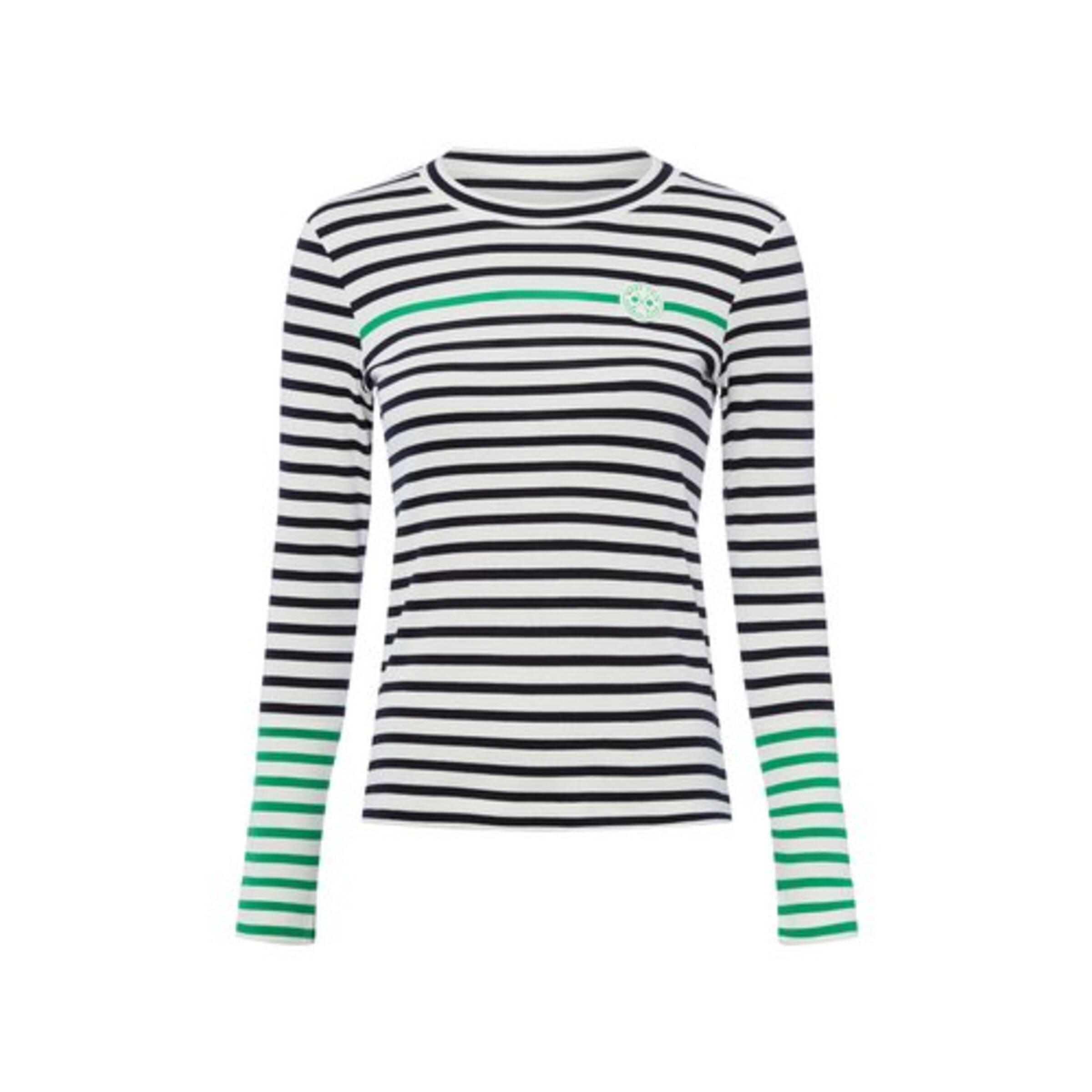 Marc Cain T-shirt en vert / noir / blanc, Vue avec produit