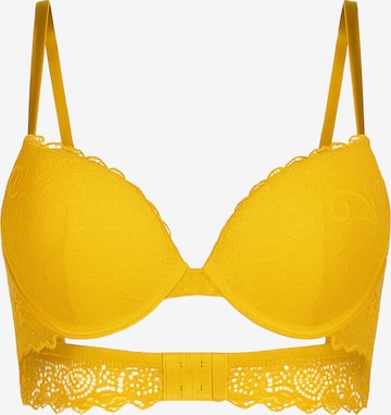 C&City T-shirt Bra in Yellow: front