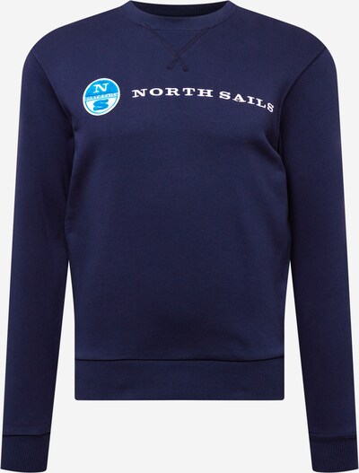 North Sails Bluzka sportowa w kolorze granatowy / niebieski neon / białym, Podgląd produktu