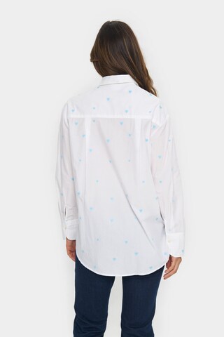 SAINT TROPEZ Bluse 'Dianne' i hvid