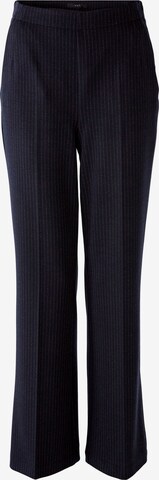 OUI Flared Pleated Pants in Blue: front