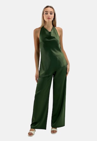 Elara regular Bukser i grøn: forside