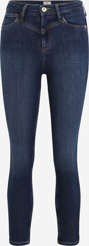 River Island Petite Skinny Jeans 'GEORGIE' in Blauw: voorkant