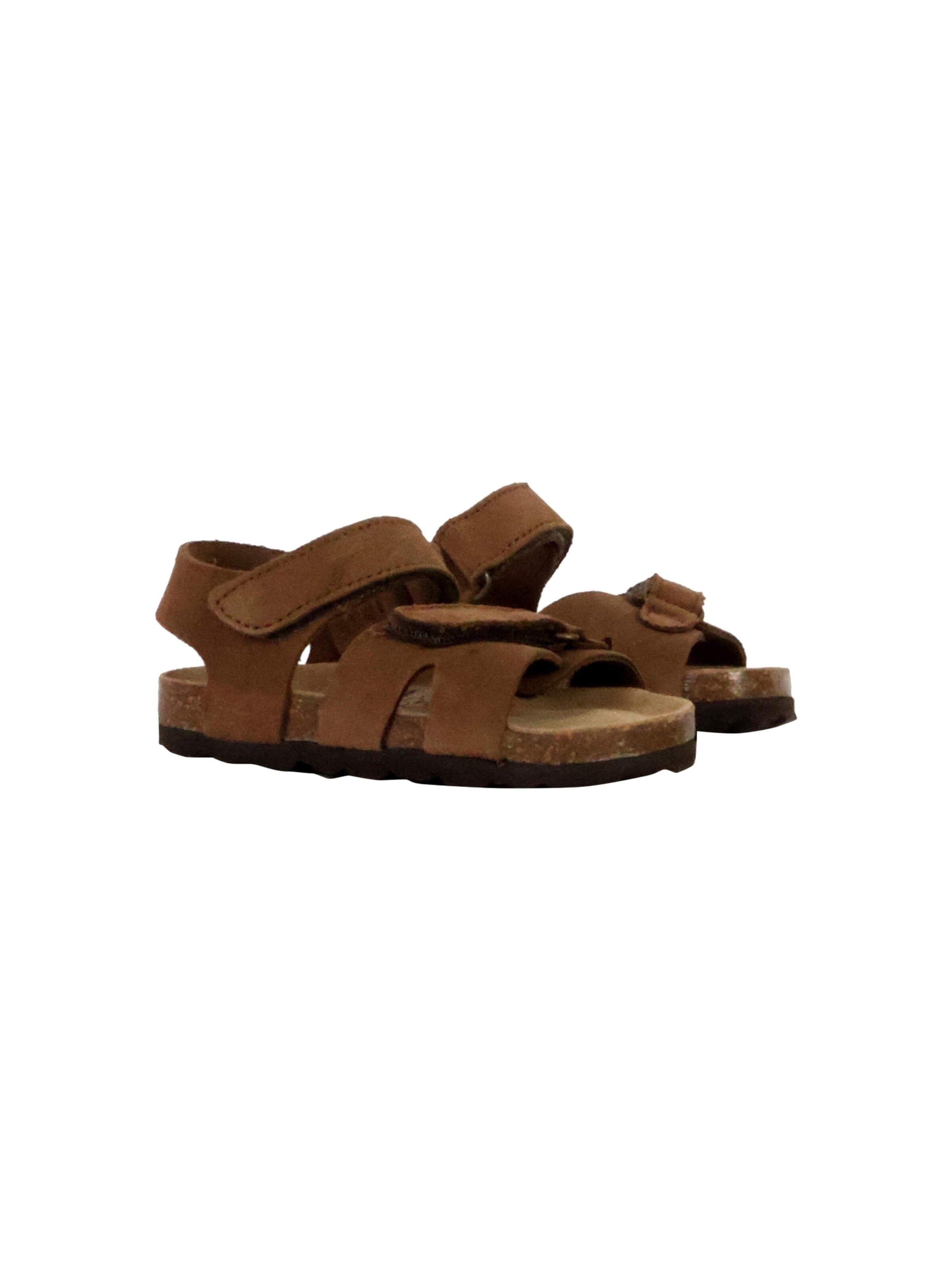 Chaussure basse 'Orion Scratch Leder-Pantoletten für Kinder' The Divine Factory en marron