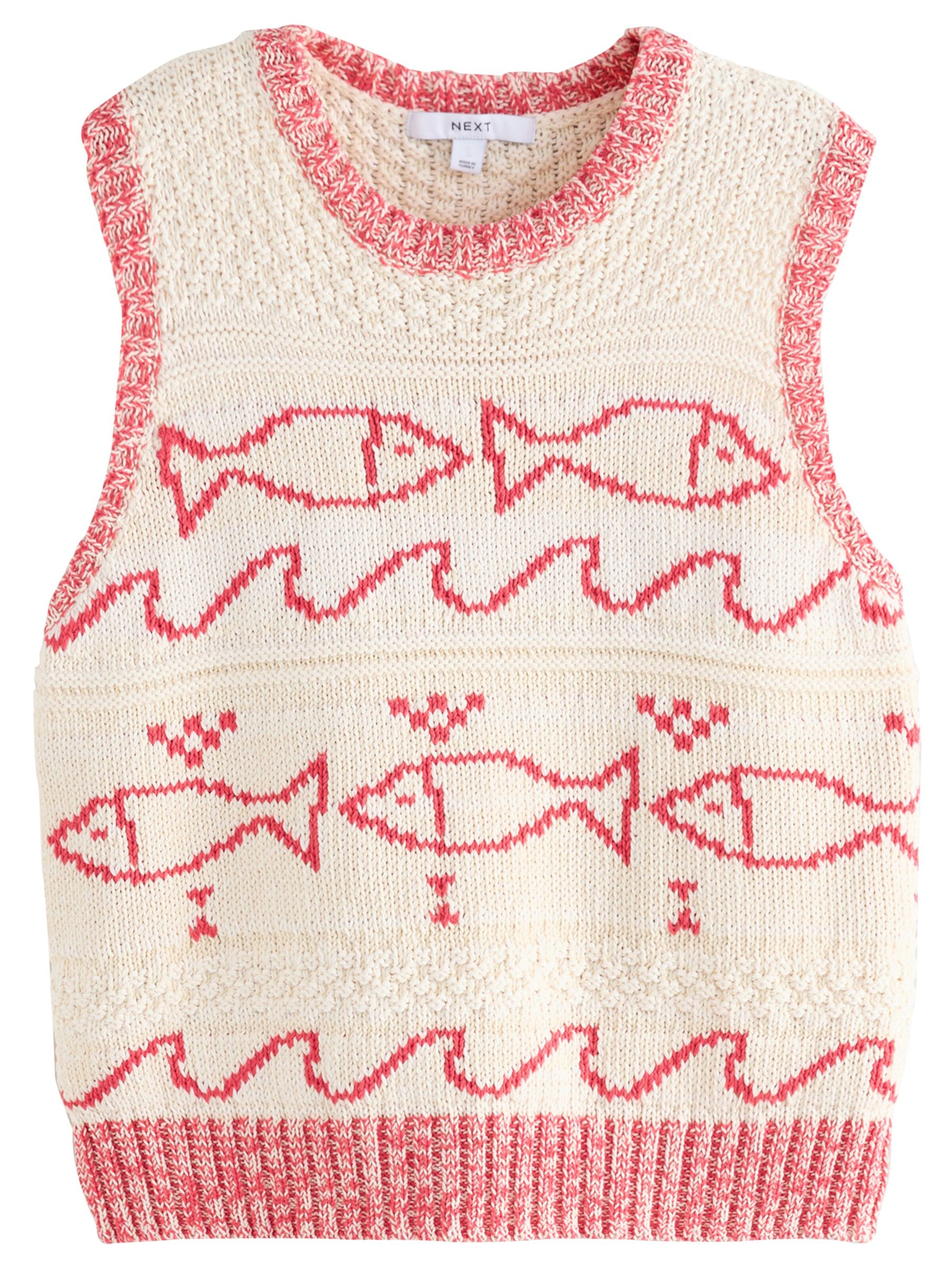 Next Top u ecru/prljavo bijela / crvena, Pregled proizvoda