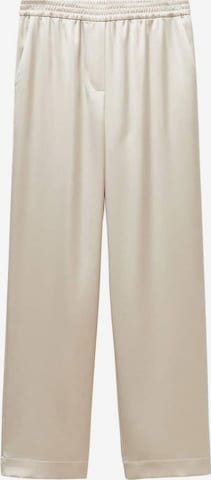 MANGO Broek 'Peach' in Beige: voorkant