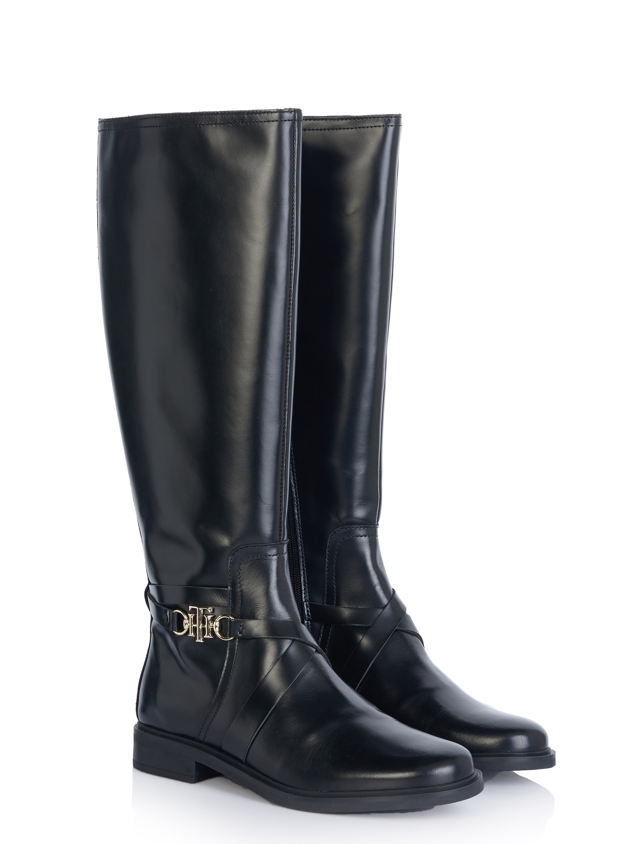 TOMMY HILFIGER Boots 'Tommy Hilfiger Stiefel' in Black