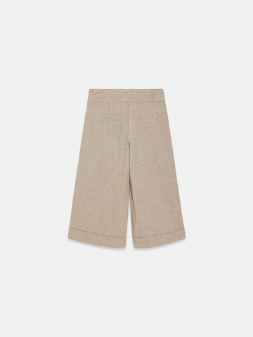 Dilvin Wide leg Broek 'Hose' in Beige
